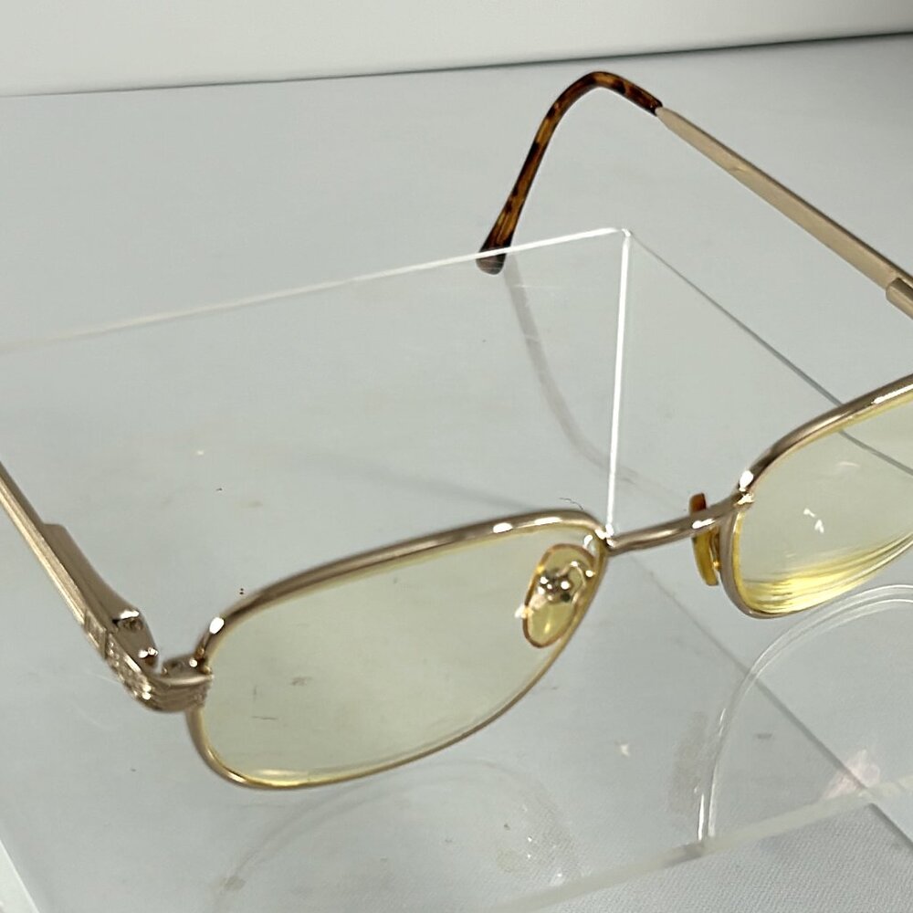 Broadway Eyeglass Frames B702 Wire Rimmed Glasses Gold Tone Metal 49-19-140